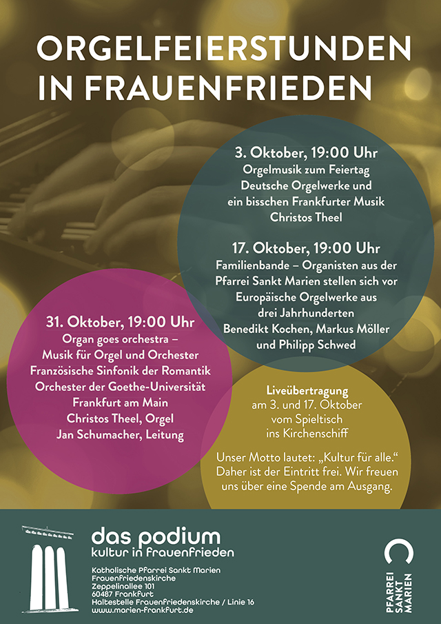 Das Programm des Podium im 2. Halbjahr 2026